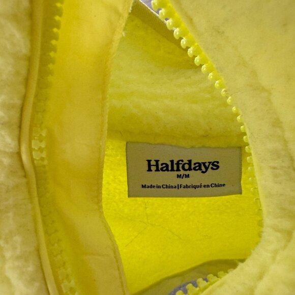 Halfdays Yellow Pieper Teddy Jacket - Picture 3 of 4